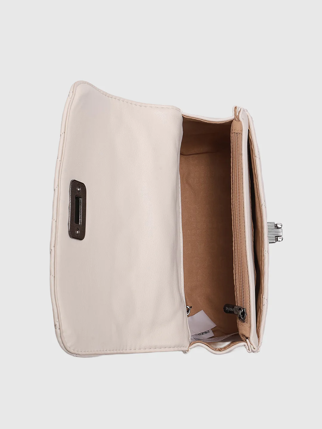 Caprese Ashley Medium White Sling Bag - Image 8
