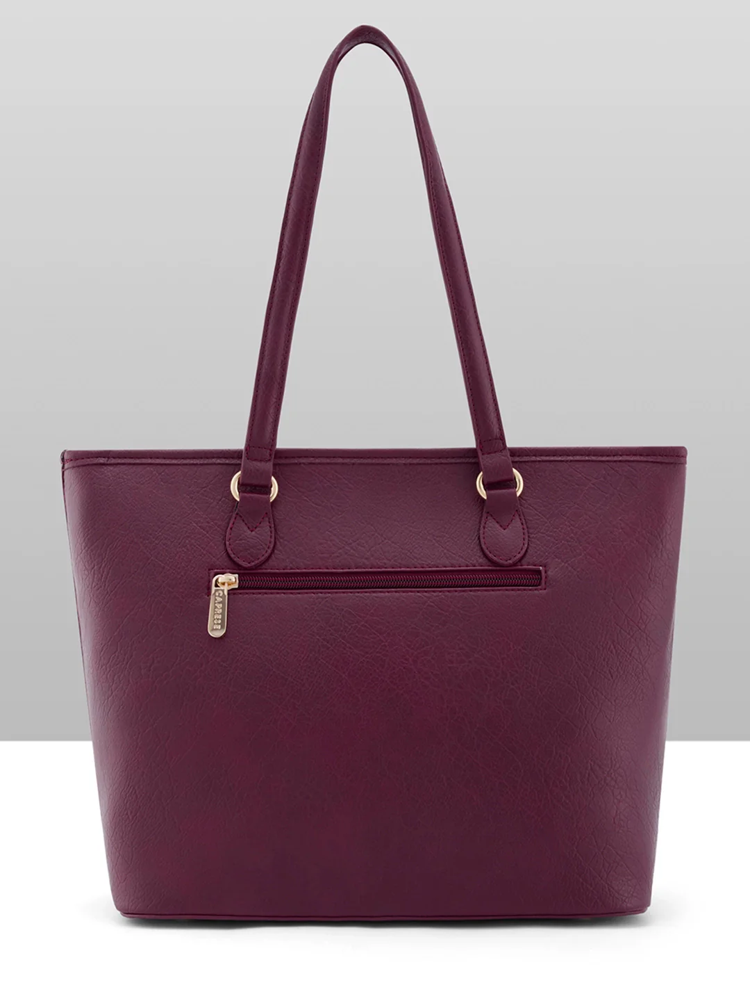 Caprese Athena Large Cherry Lacquer Laptop Tote Bag - Image 3