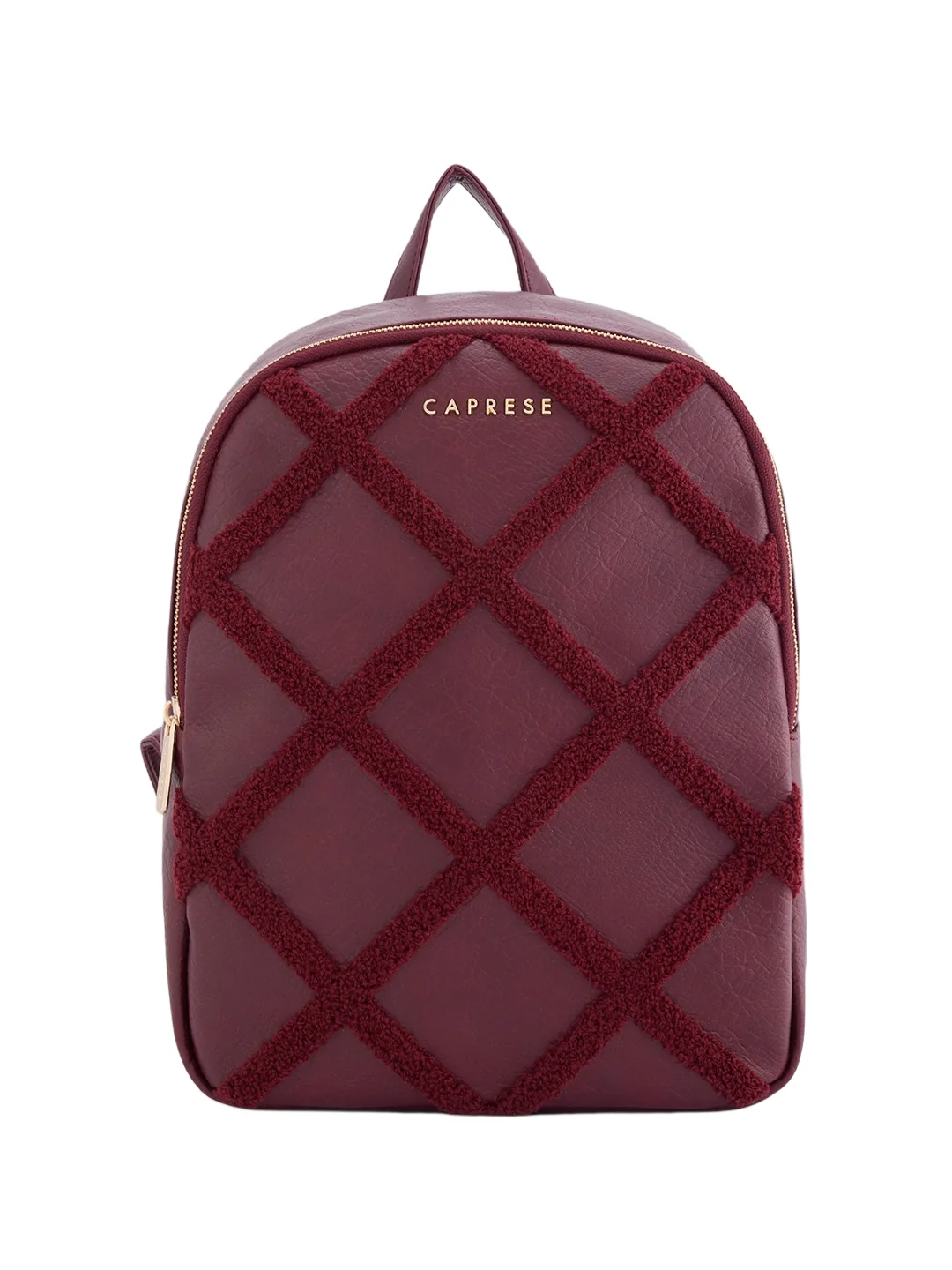 Caprese Athena Medium Cherry Lacquer Backpack