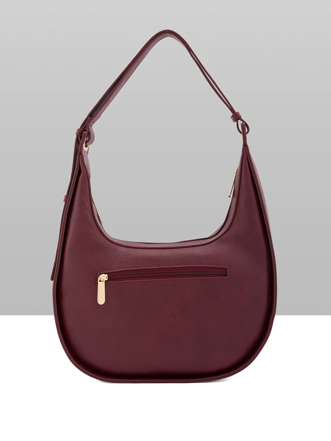 Caprese Athena Medium Cherry Lacquer Hobo Bag - Image 5