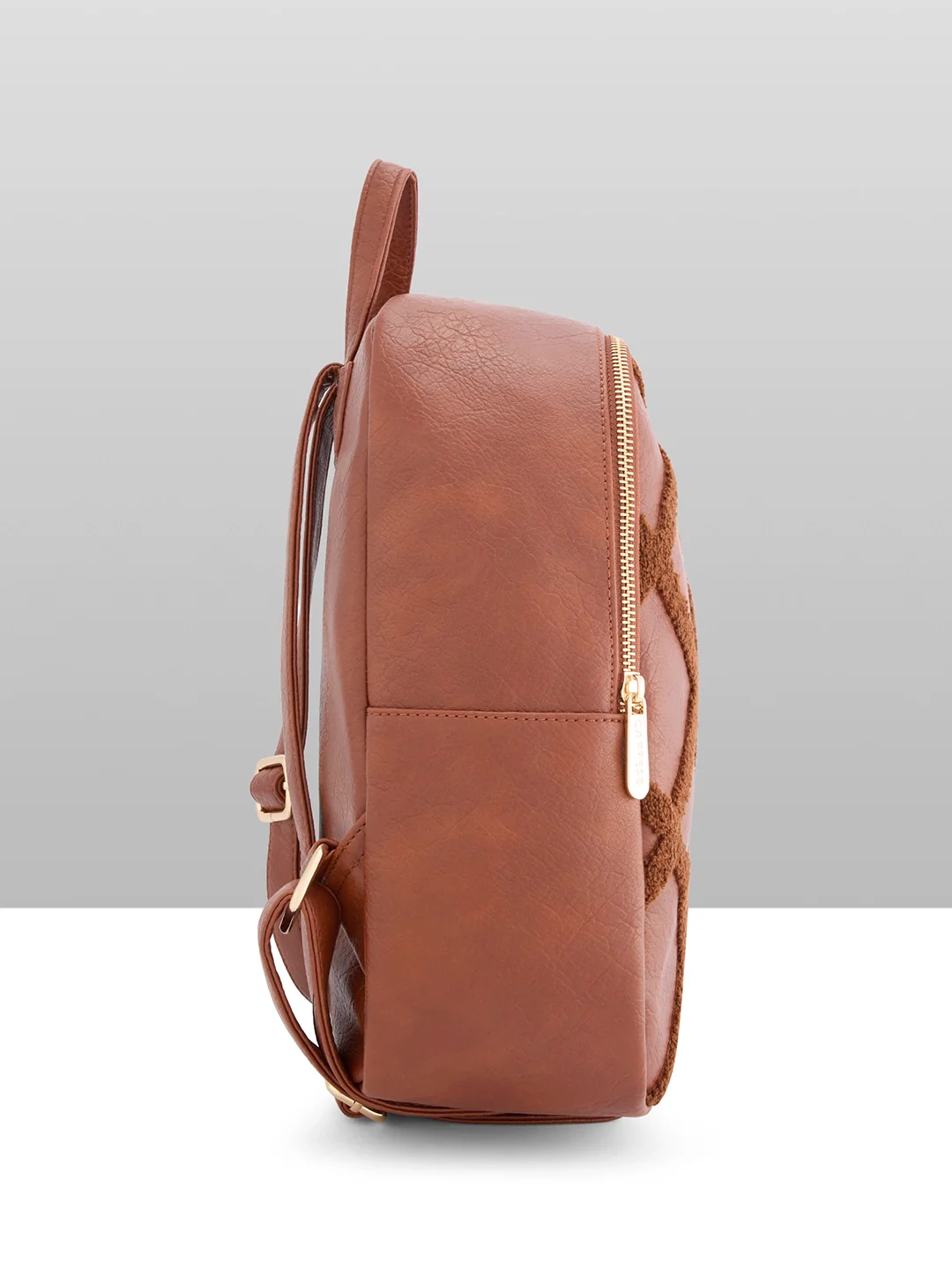 Caprese Athena Medium Tan Backpack - Image 11