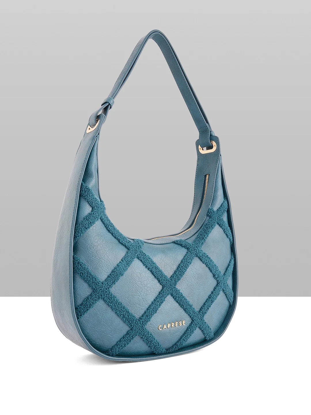 Caprese Athena Medium Transformative Teal Hobo Bag - Image 10