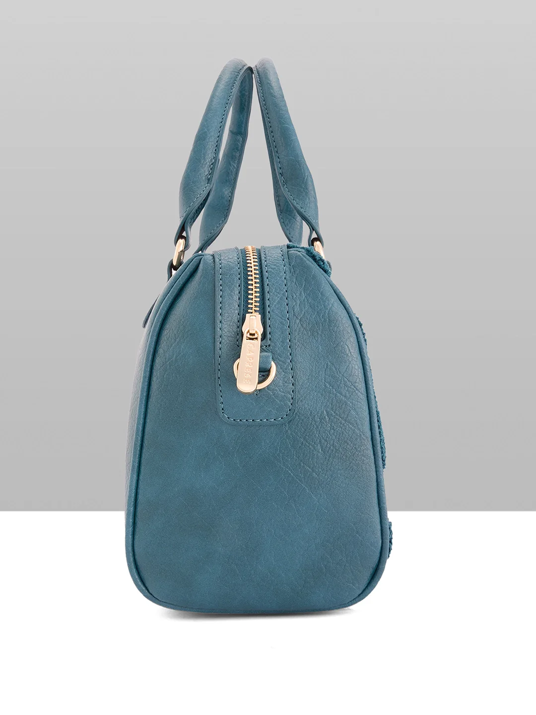 Caprese Athena Medium Transformative Teal Satchel Bag - Image 11