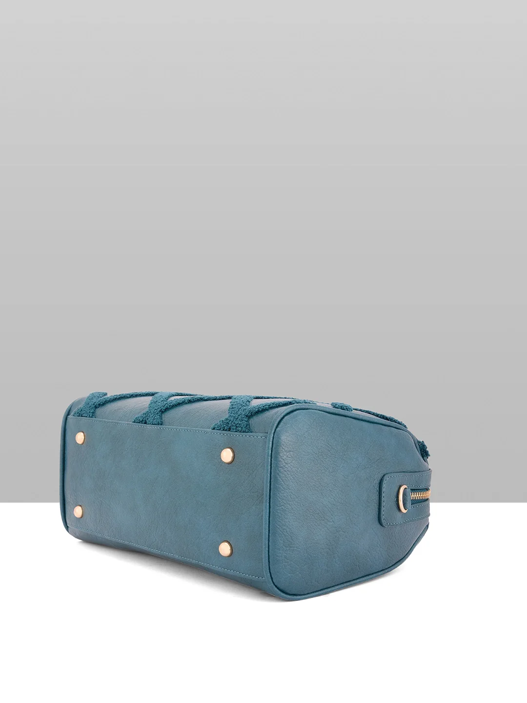 Caprese Athena Medium Transformative Teal Satchel Bag - Image 12