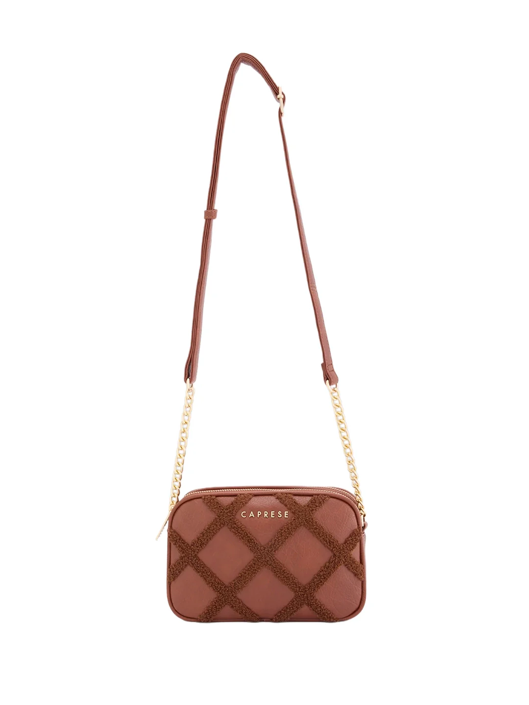 Caprese Athena Small Tan Sling Bag