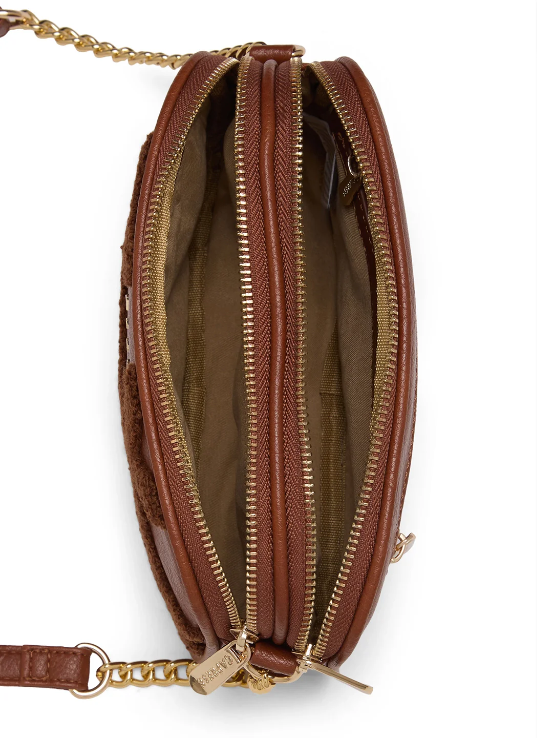 Caprese Athena Small Tan Sling Bag - Image 14