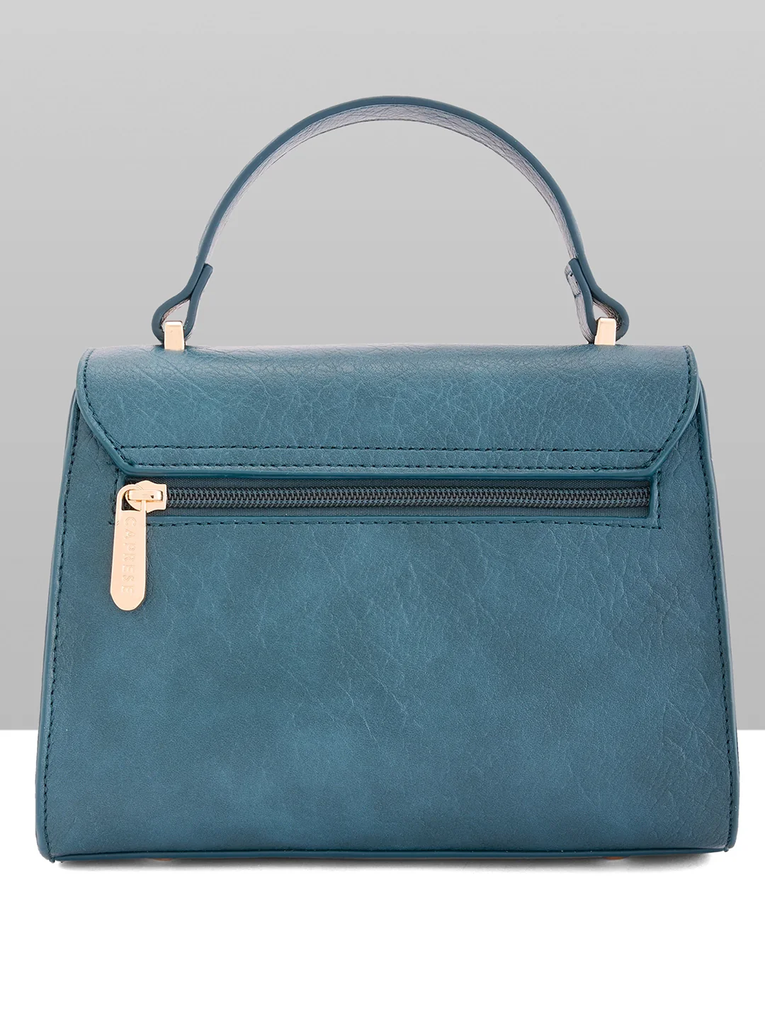 Caprese Athena Small Transformative Teal Satchel Bag - Image 11