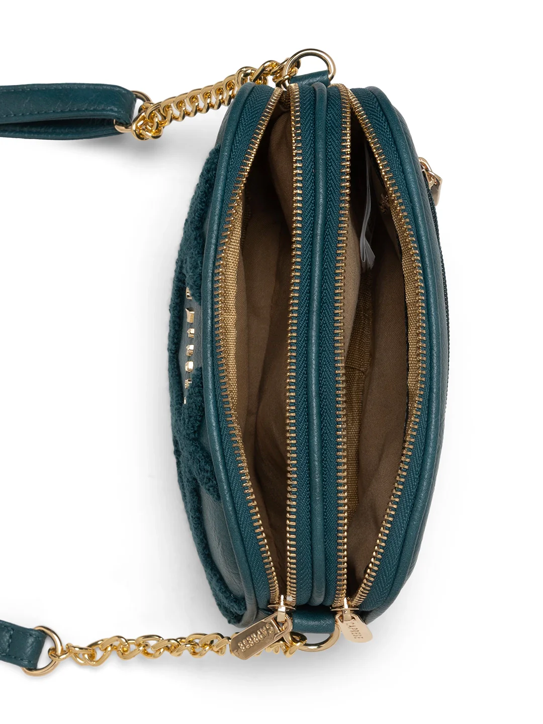 Caprese Athena Small Transformative Teal Sling Bag - Image 14