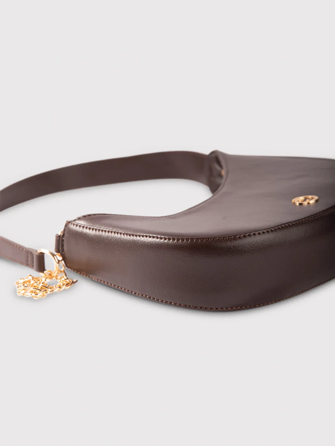 Caprese August Medium Dark Oak Sling Bag - Image 10