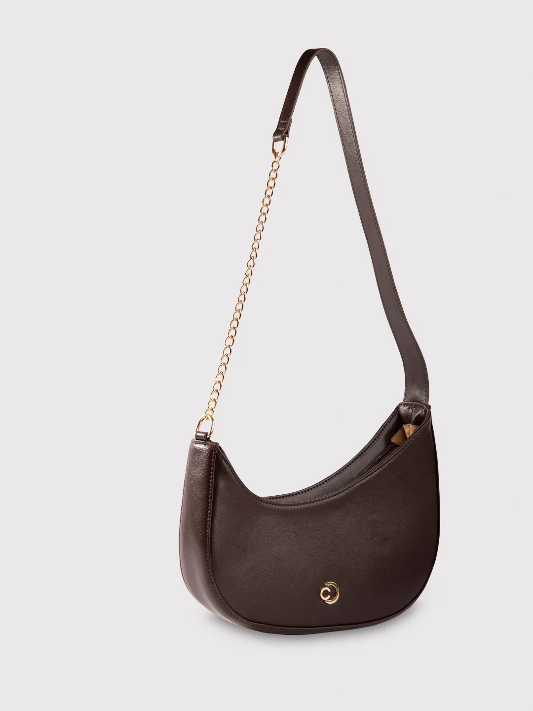 Caprese August Medium Dark Oak Sling Bag - Image 7