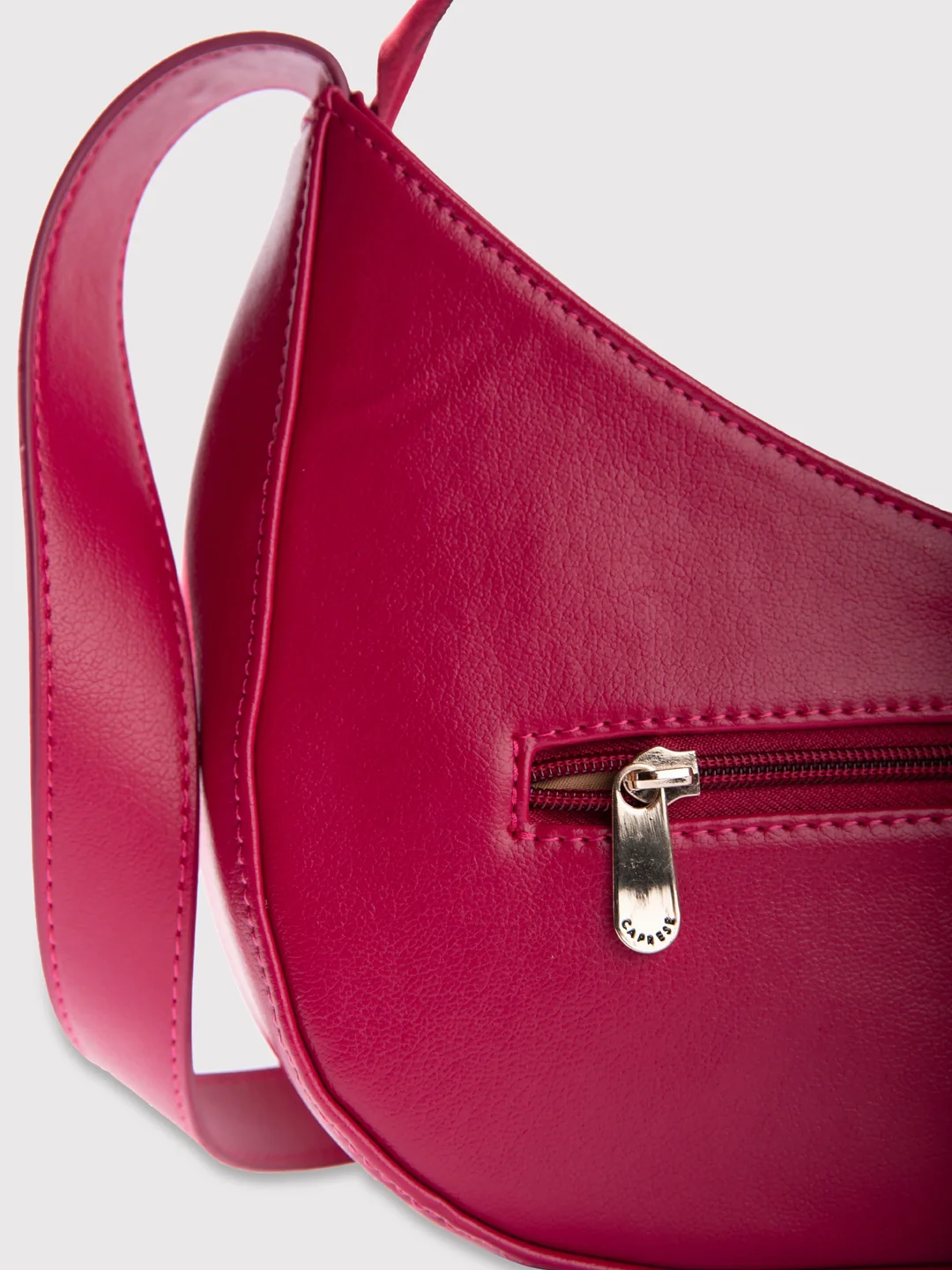 Caprese August Medium Raspberry Pink Sling Bag - Image 5