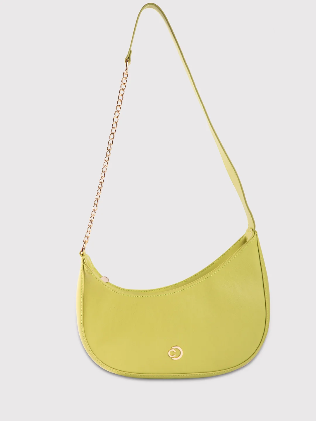 Caprese August Medium Lime Baguette Bag