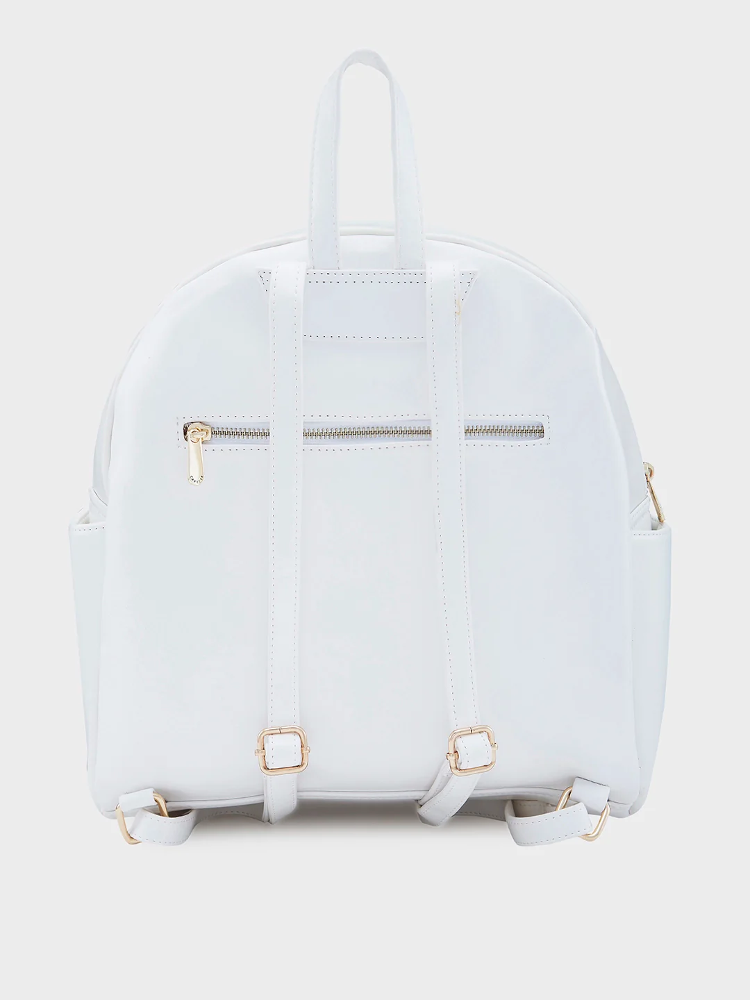 Caprese Aurora Large Pink Yellow Backpack - Image 4