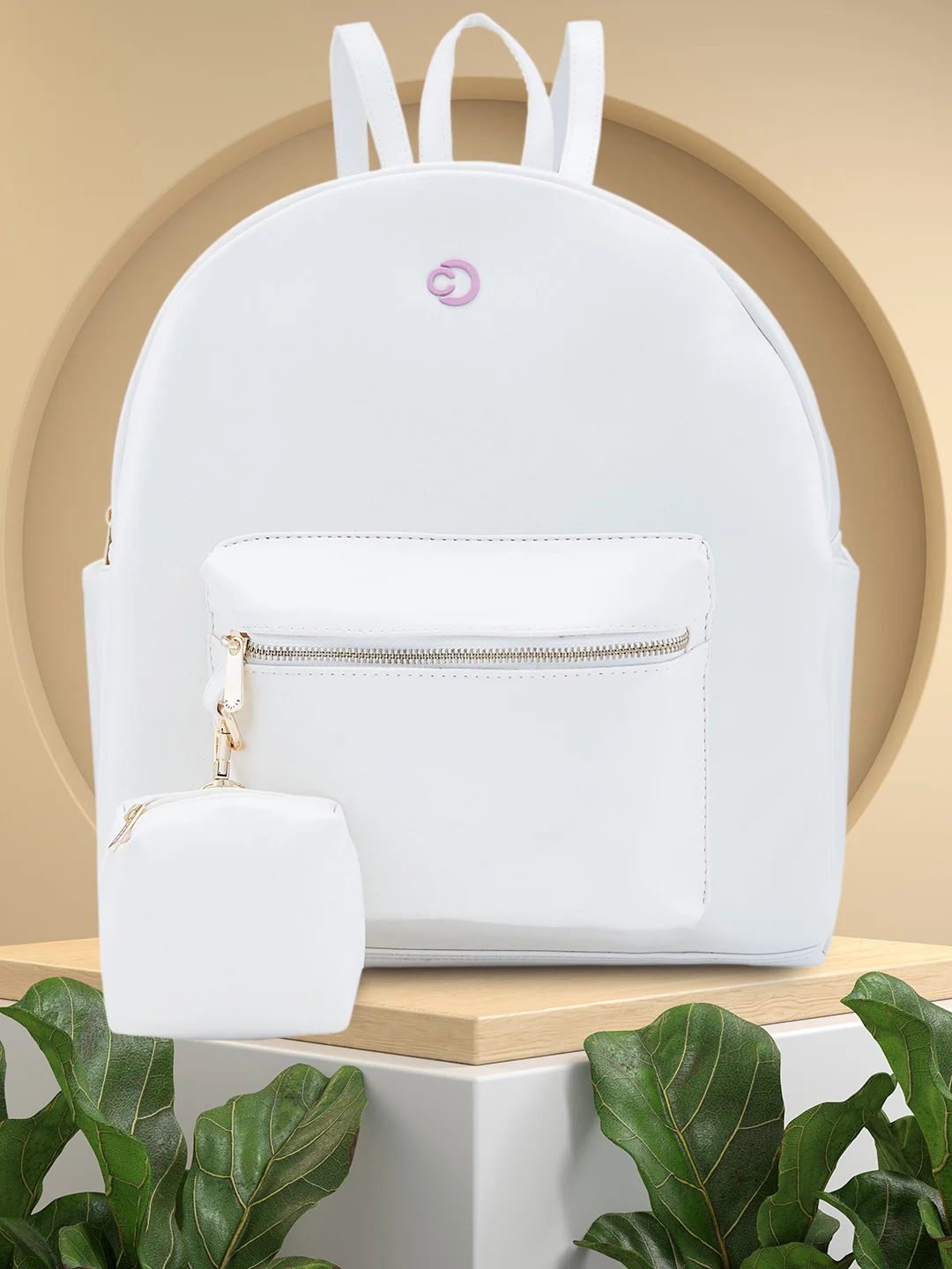 Caprese Aurora Large Purple Pink Backpack