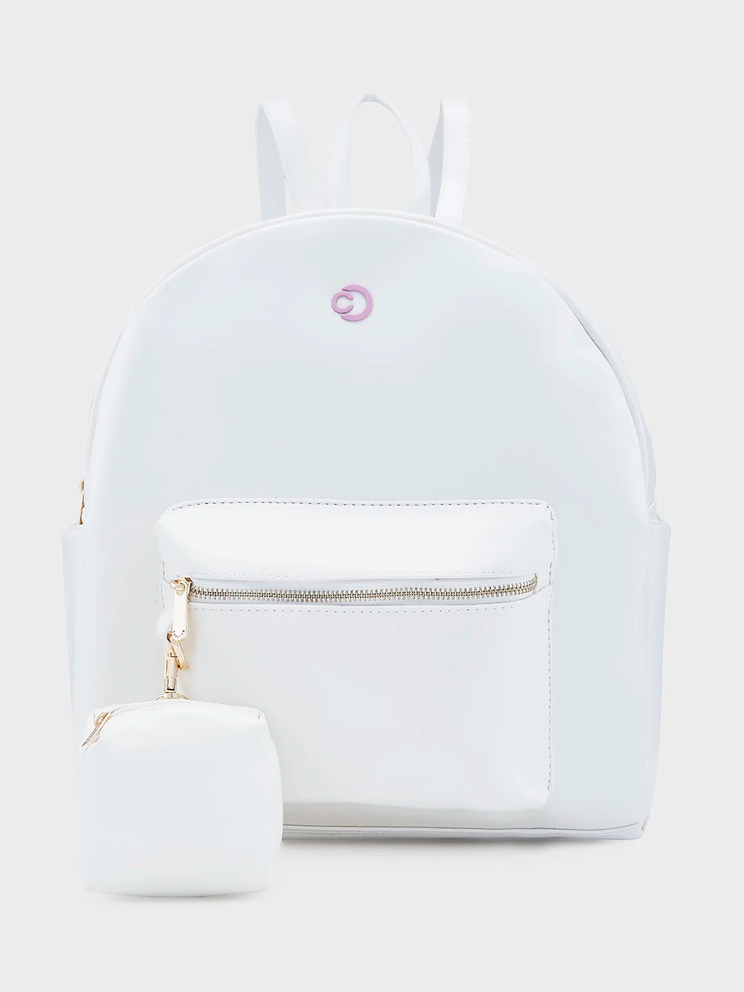 Caprese Aurora Large Purple Pink Backpack - Image 3