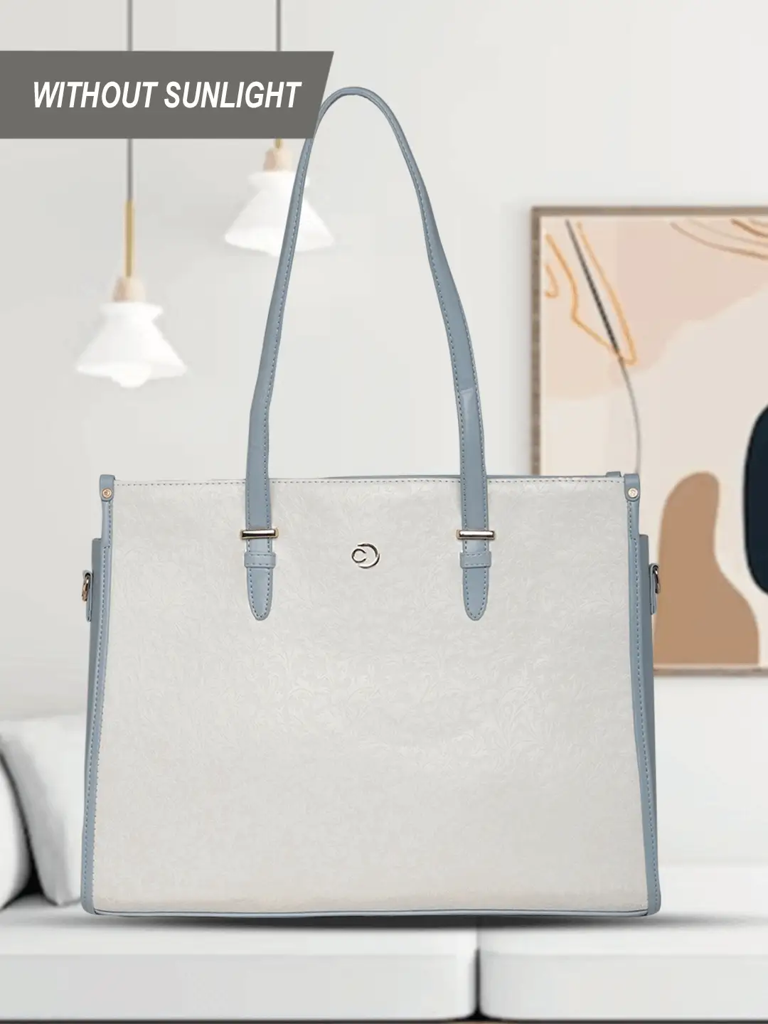 Caprese Aurora Large Blue Laptop Tote Bag
