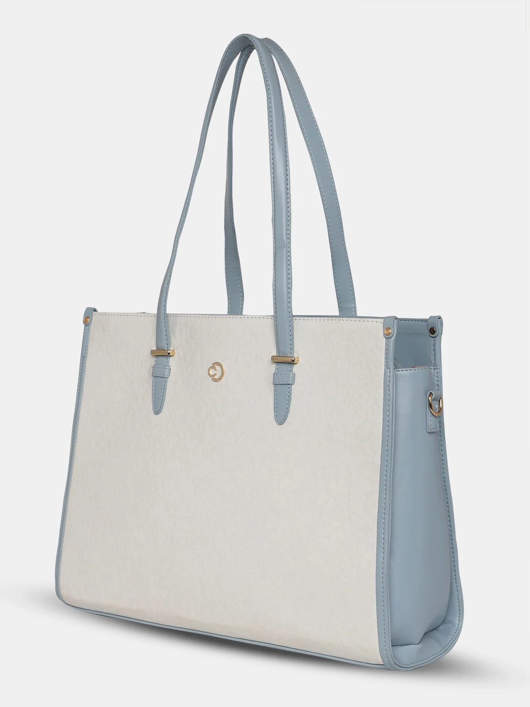 Caprese Aurora Large Blue Laptop Tote Bag - Image 13