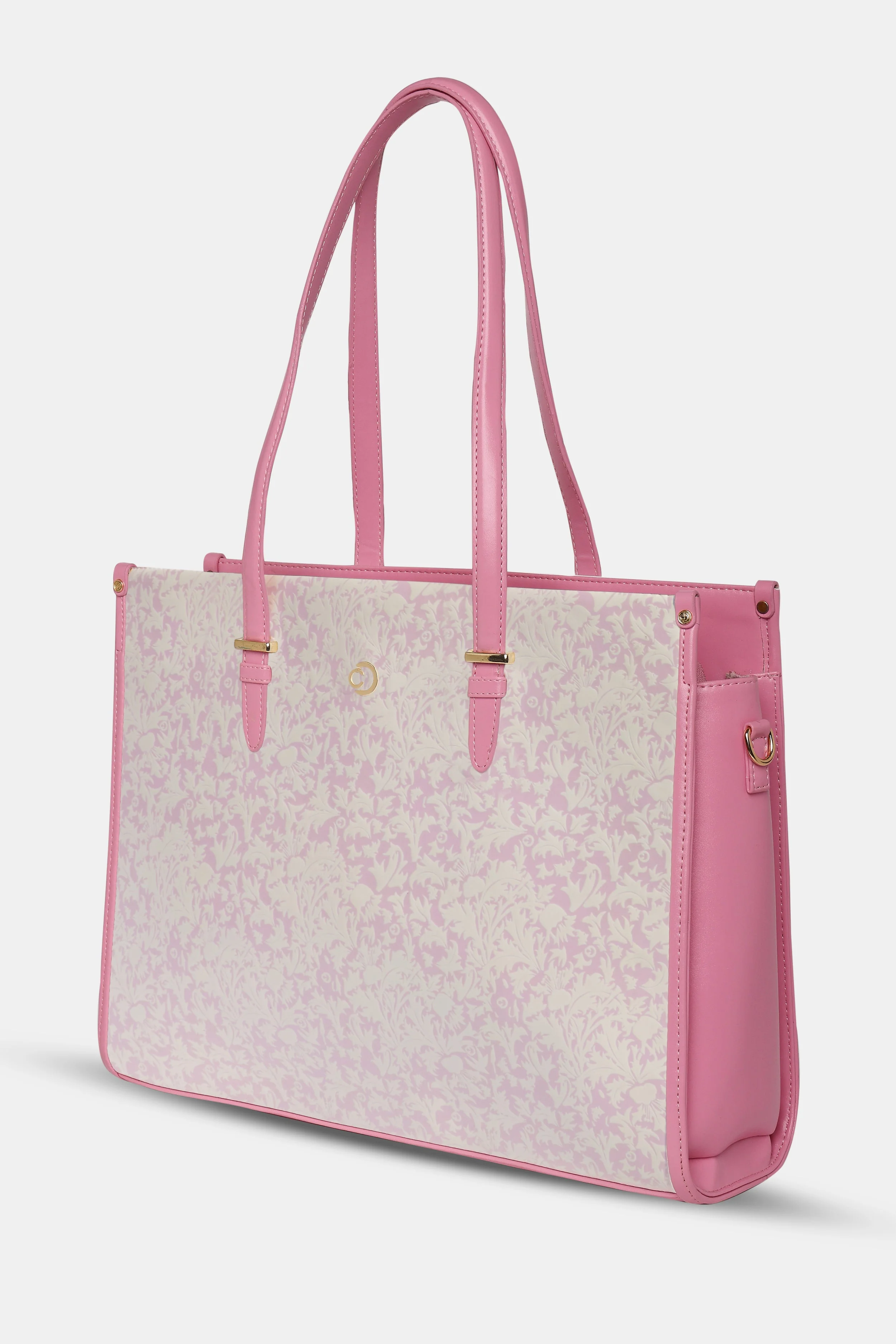 Caprese Aurora Large Pink Laptop Tote Bag - Image 19