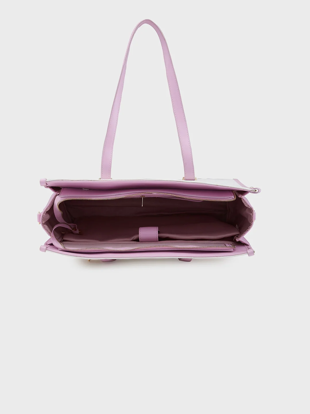 Caprese Aurora Large Purple Tote Laptop Bag - Image 12