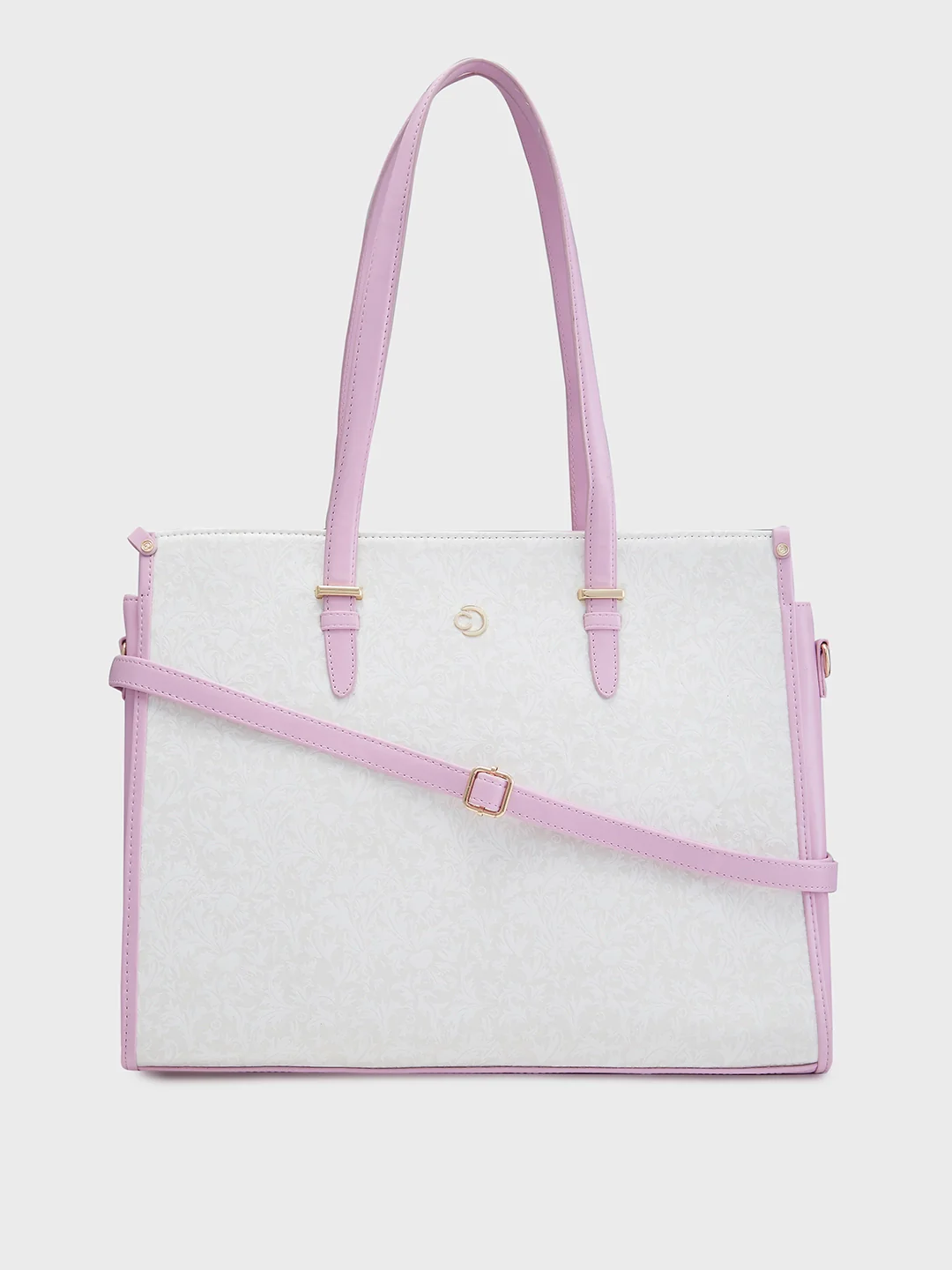 Caprese Aurora Large Purple Tote Laptop Bag - Image 14
