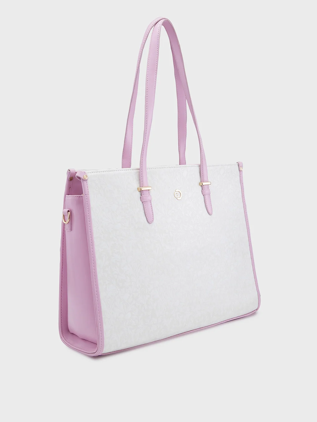 Caprese Aurora Large Purple Tote Laptop Bag - Image 7