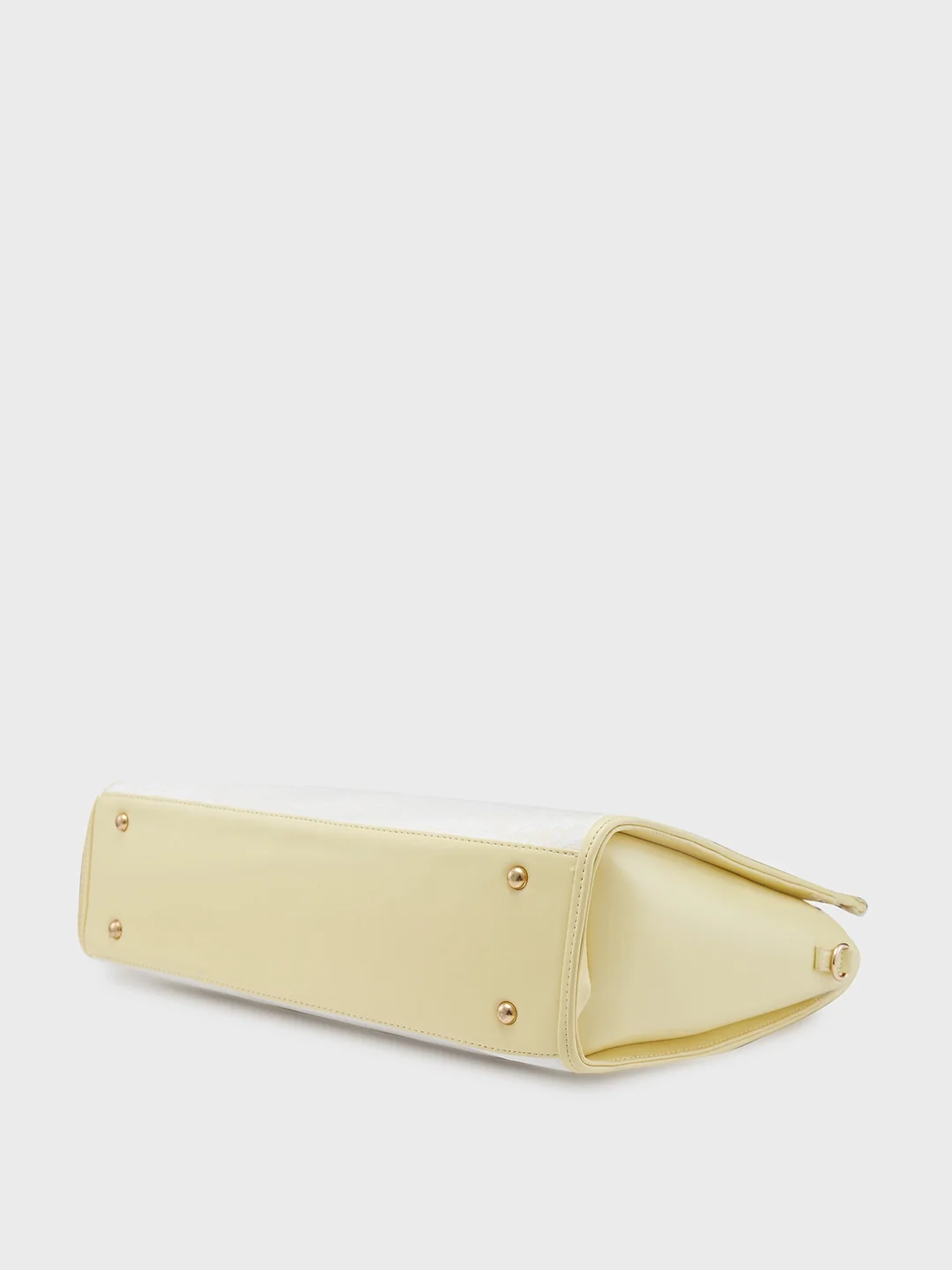 Caprese Aurora Large Yellow Tote Laptop Bag - Image 6