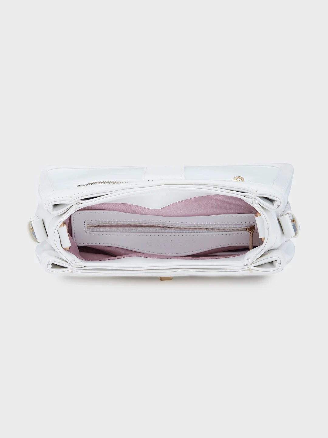 Caprese Aurora Small Purple Satchel Bag - Image 10