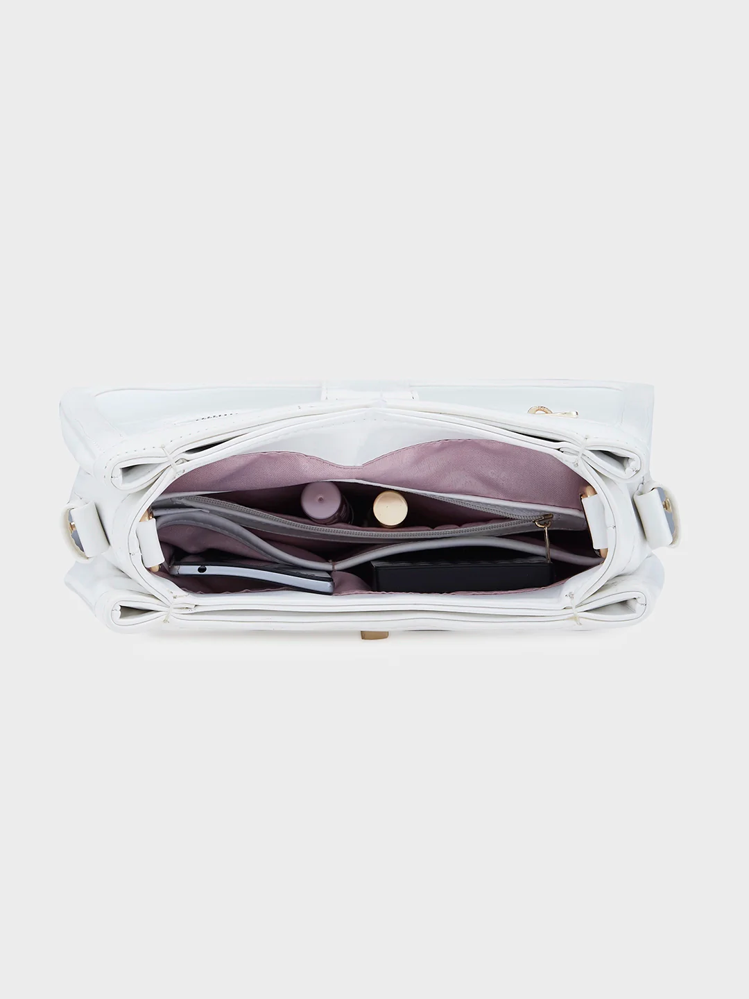 Caprese Aurora Small Purple Satchel Bag - Image 9