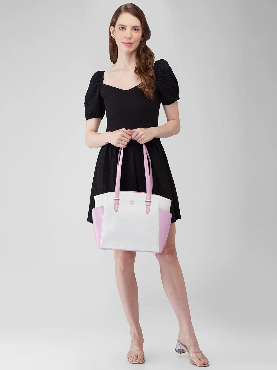 Caprese Aurora Medium Purple Tote Bag - Image 3