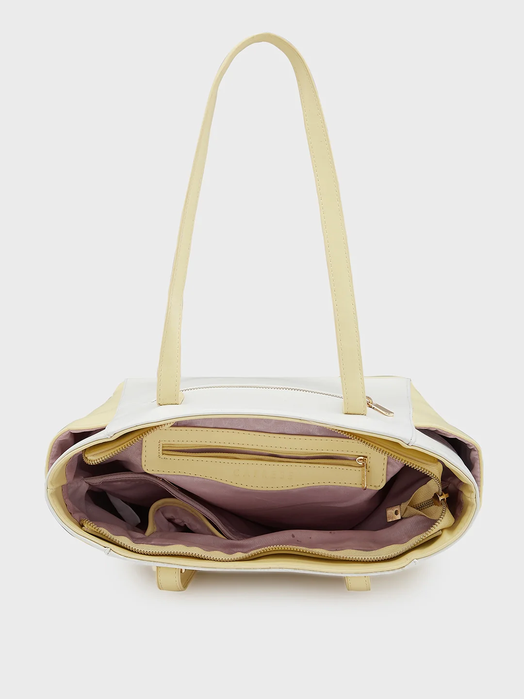 Caprese Aurora Medium Yellow Tote Bag - Image 10