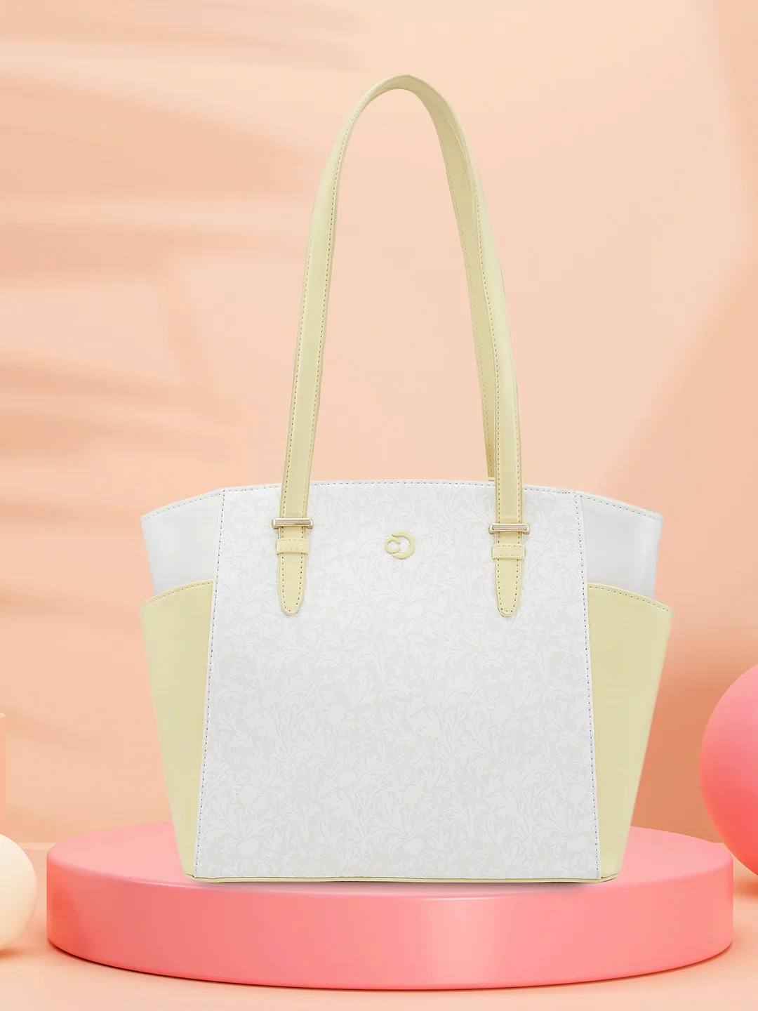 Caprese Aurora Medium Yellow Tote Bag - Image 2