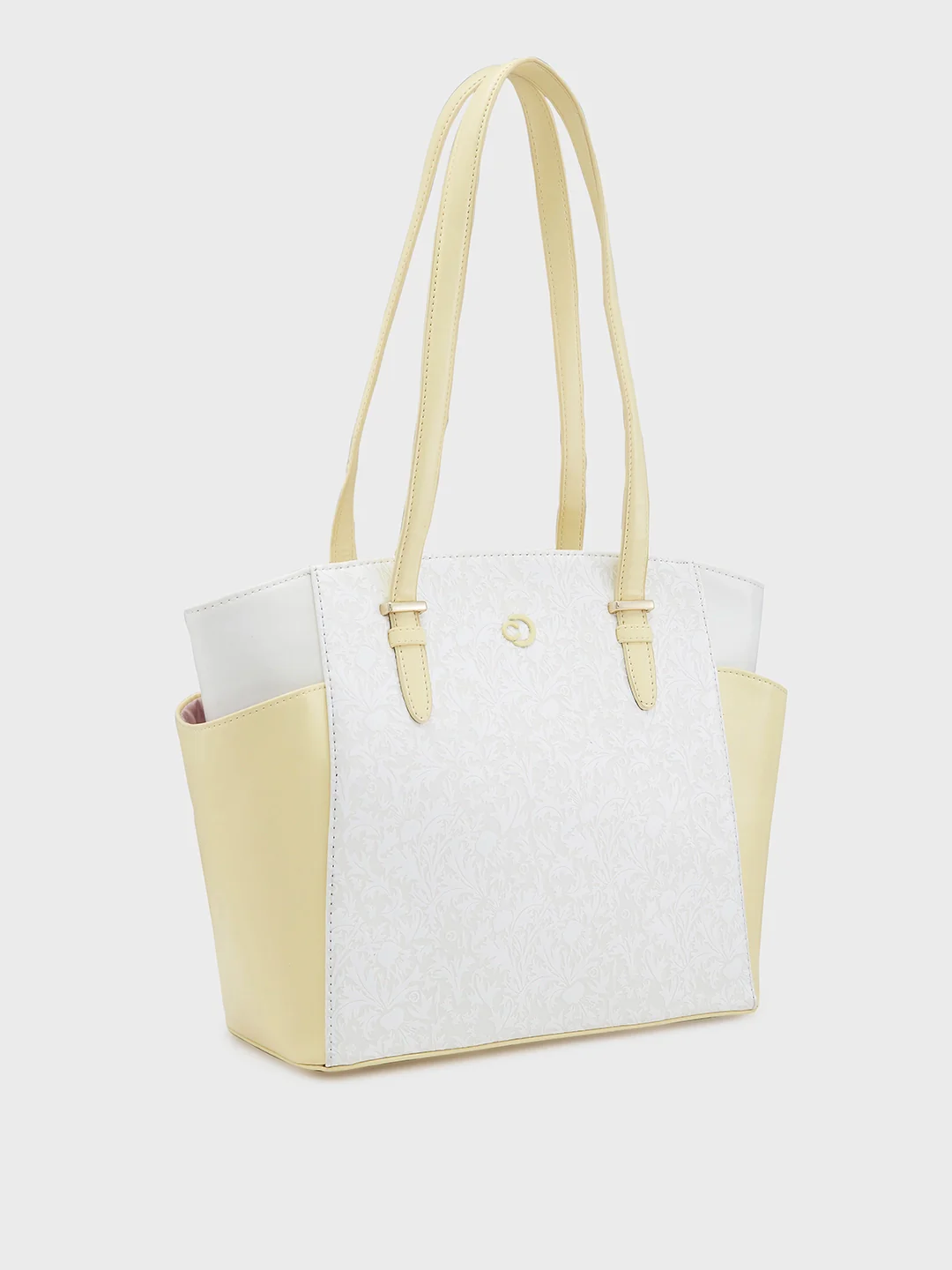 Caprese Aurora Medium Yellow Tote Bag - Image 5