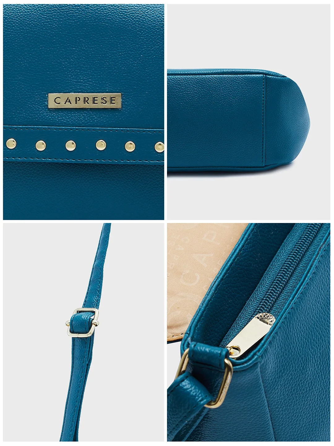 Caprese Austen Small Teal Sling Bag - Image 14