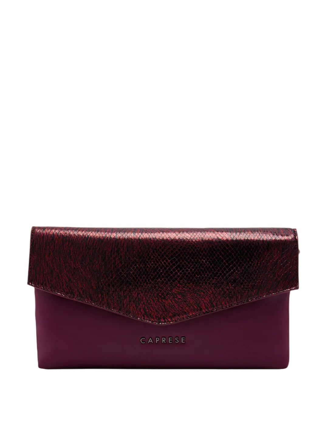 Caprese Ava Large Bordeaux Clutch