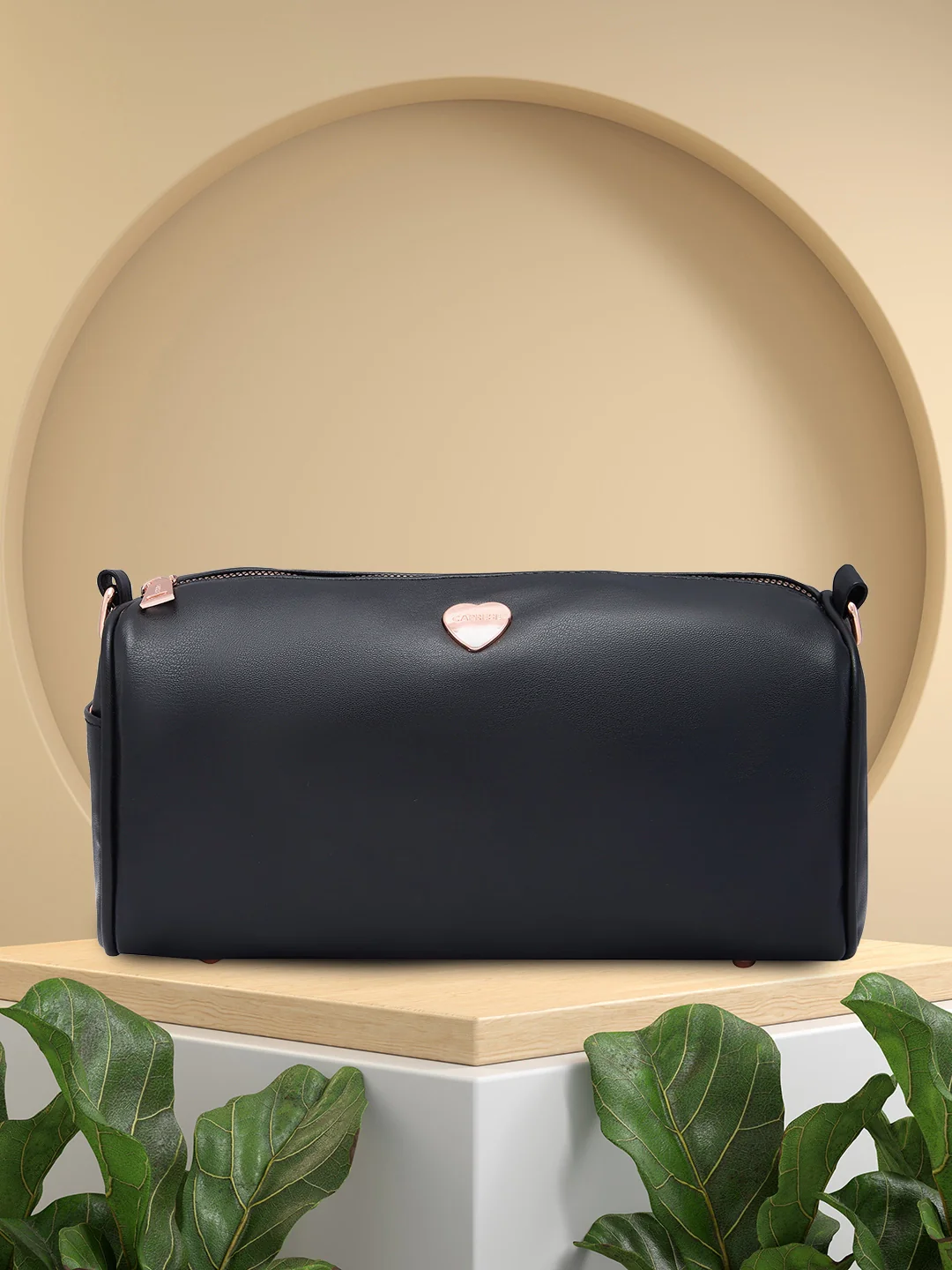 Caprese Ava Medium Black Crossbody Bag - Image 3