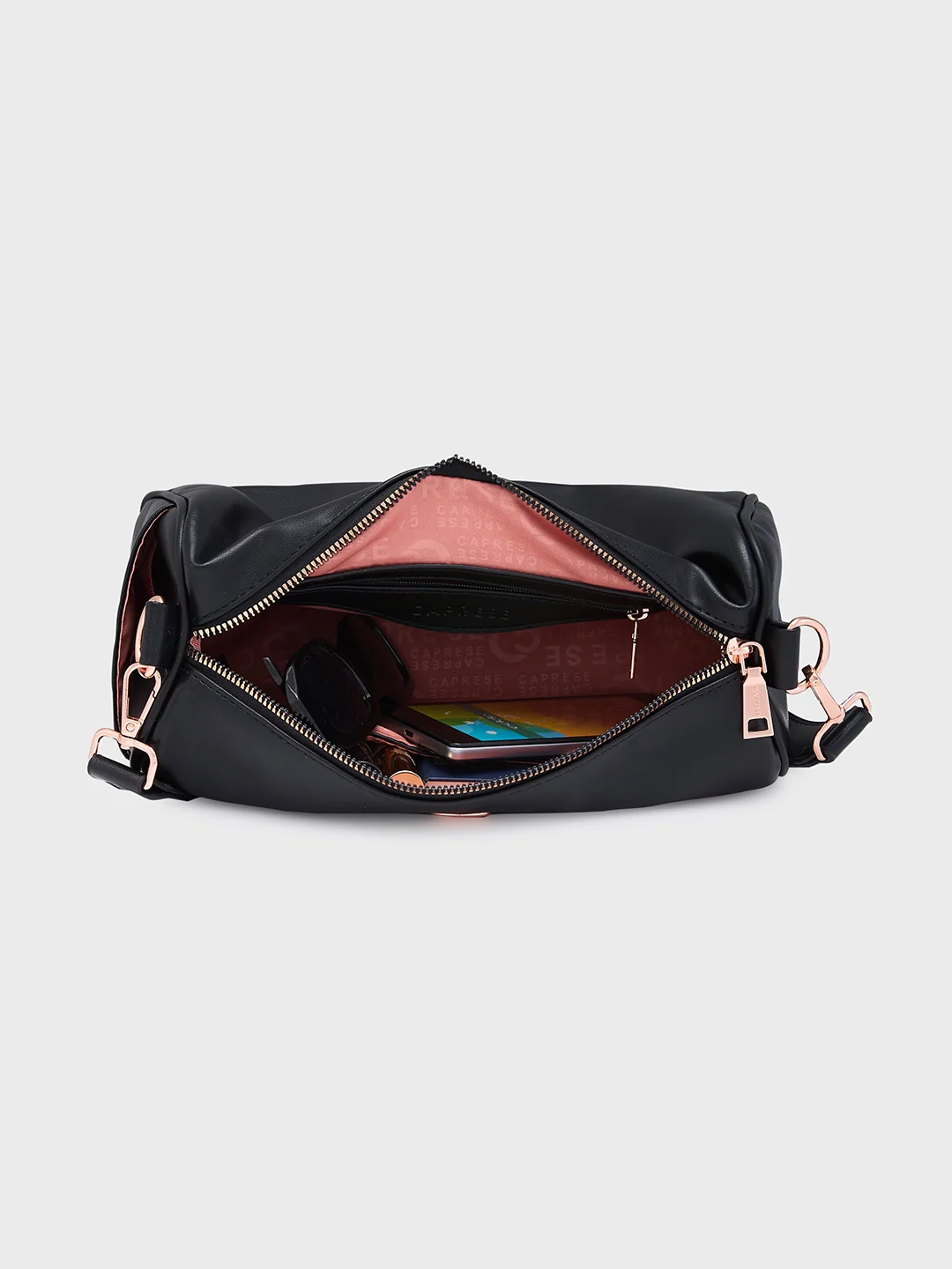 Caprese Ava Medium Black Crossbody Bag - Image 9