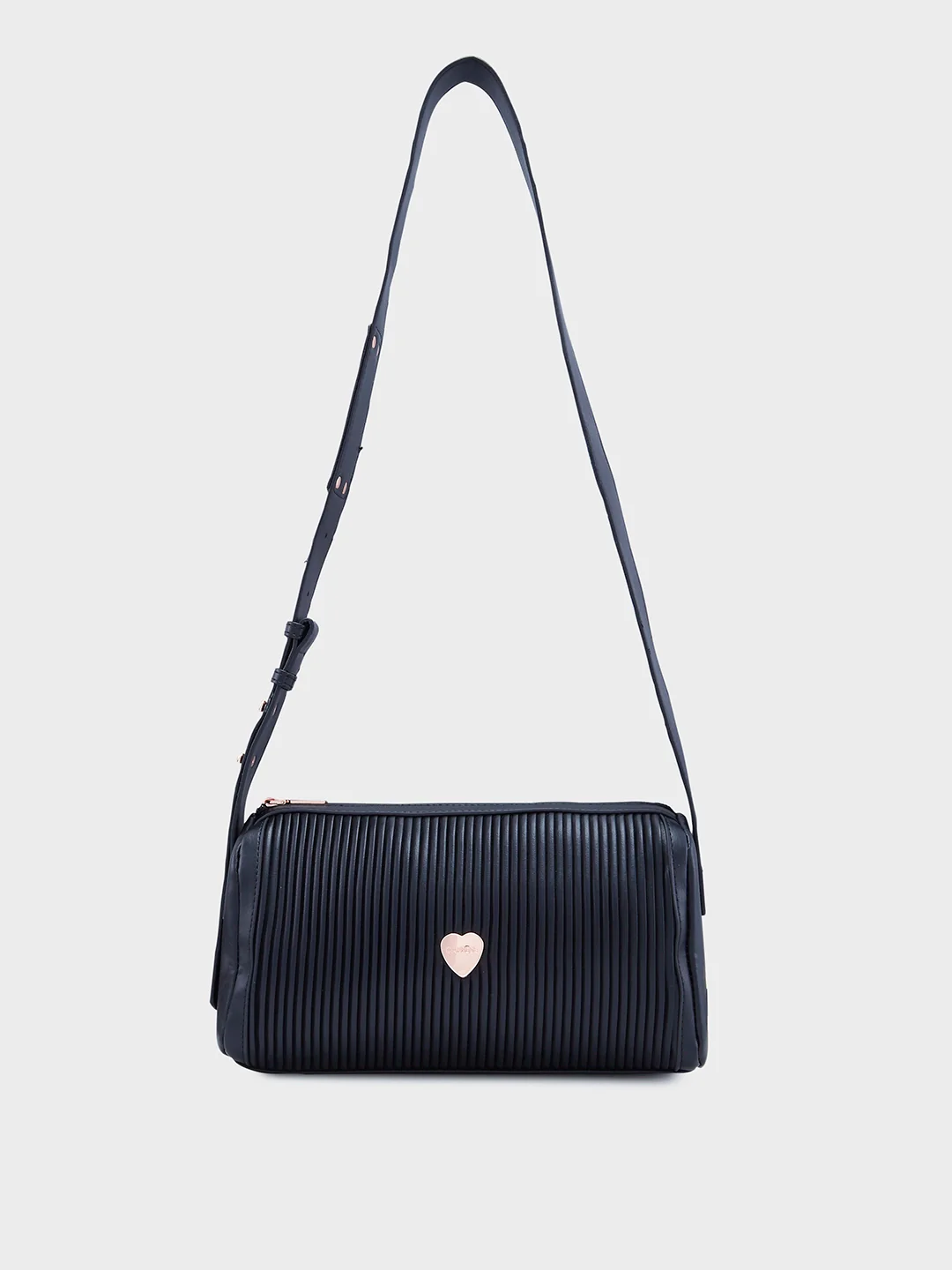 Caprese Ava Medium Black Sling Bag