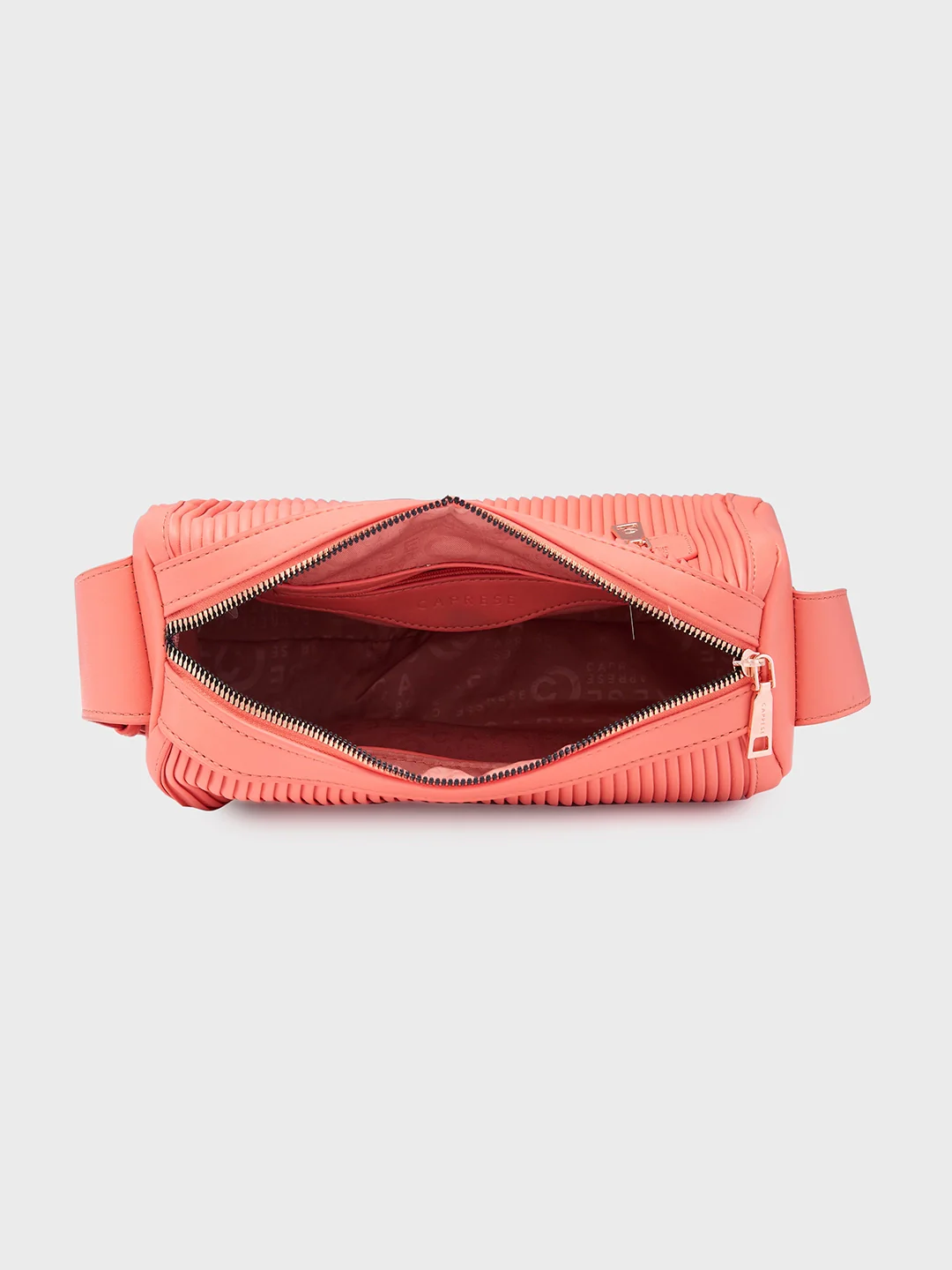 Caprese Ava Medium Coral Sling Bag - Image 10