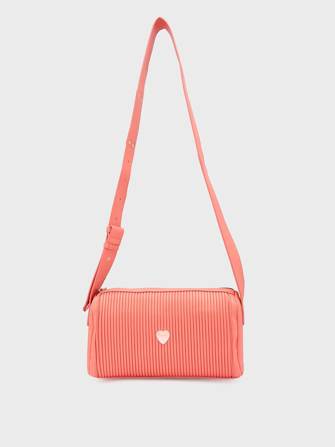 Caprese Ava Medium Coral Sling Bag - Image 14