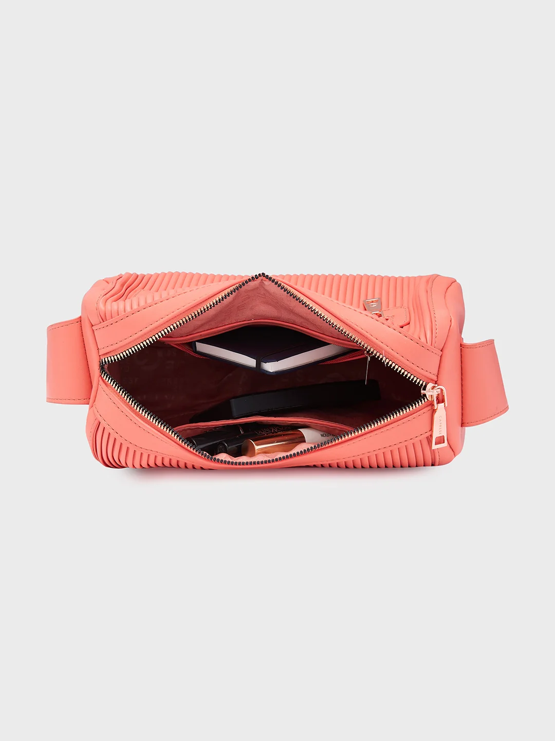Caprese Ava Medium Coral Sling Bag - Image 9