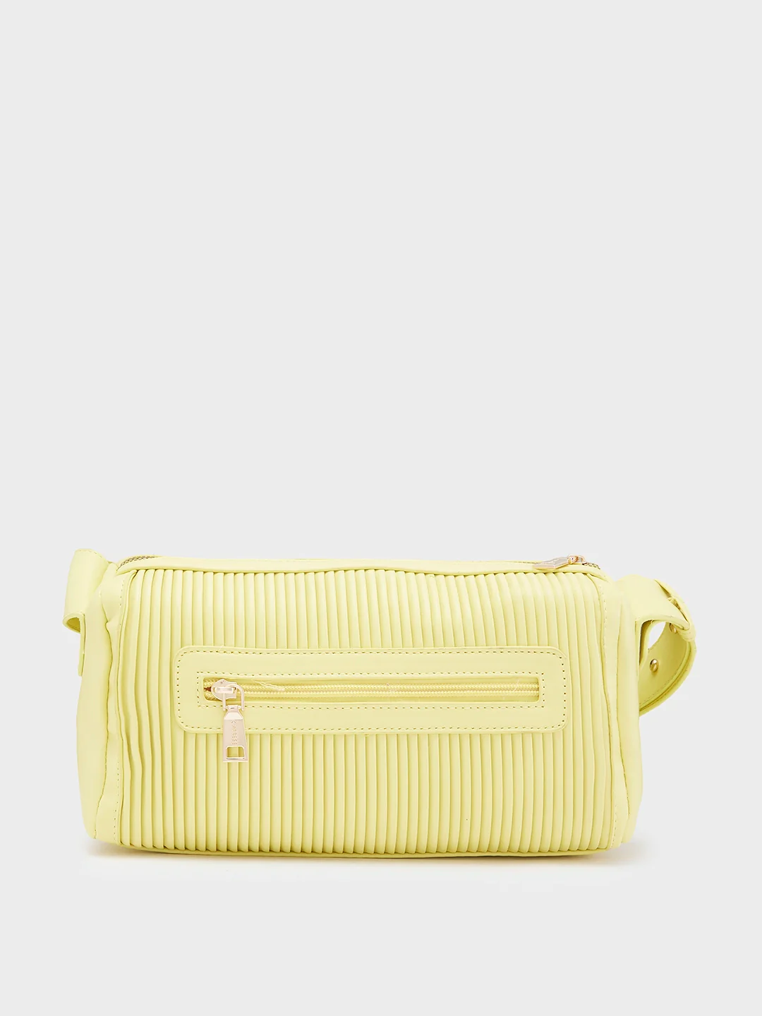 Caprese Ava Medium Lemon Yellow Sling Bag - Image 4