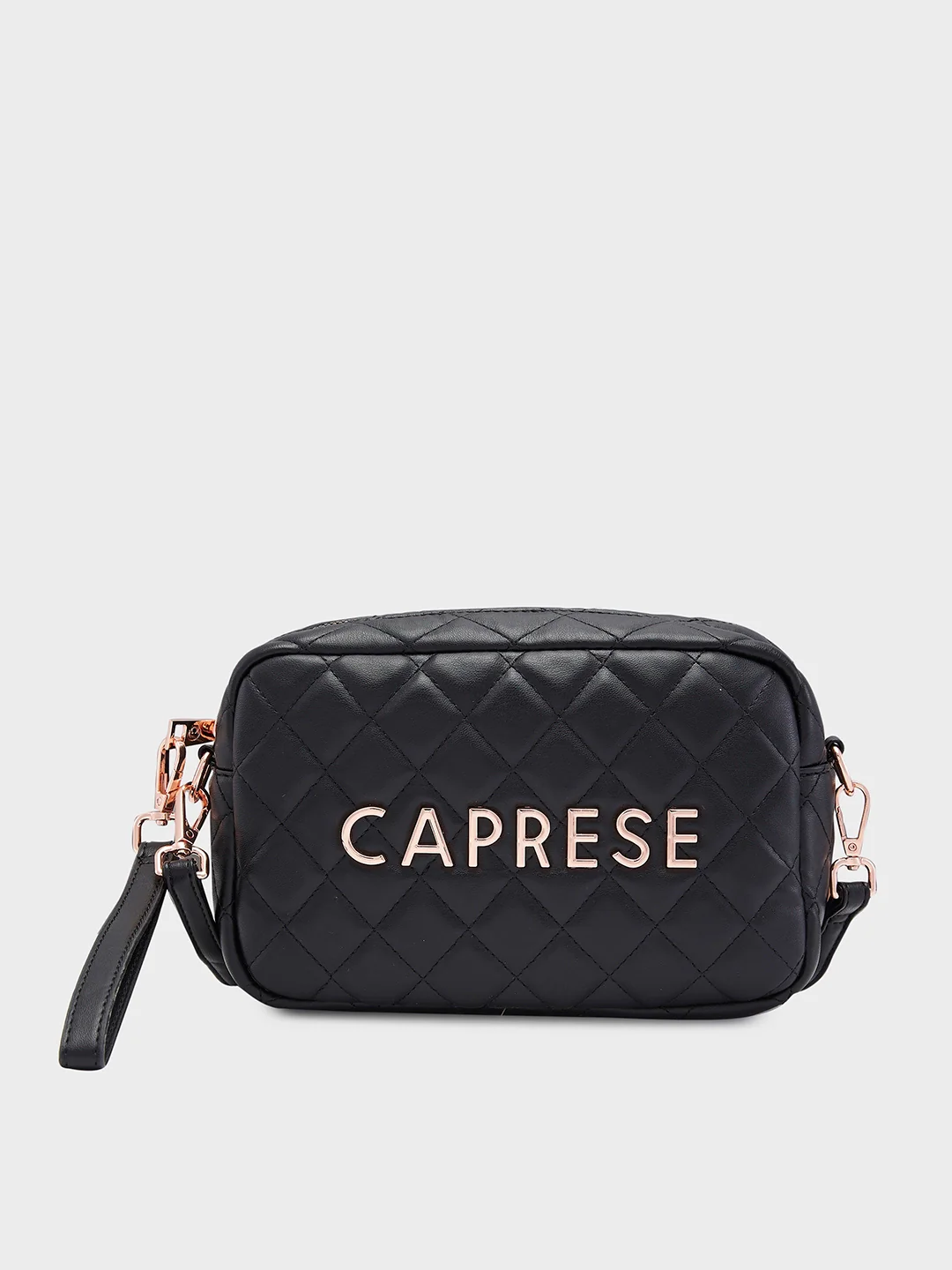 Caprese Ava Small Black Sling Bag
