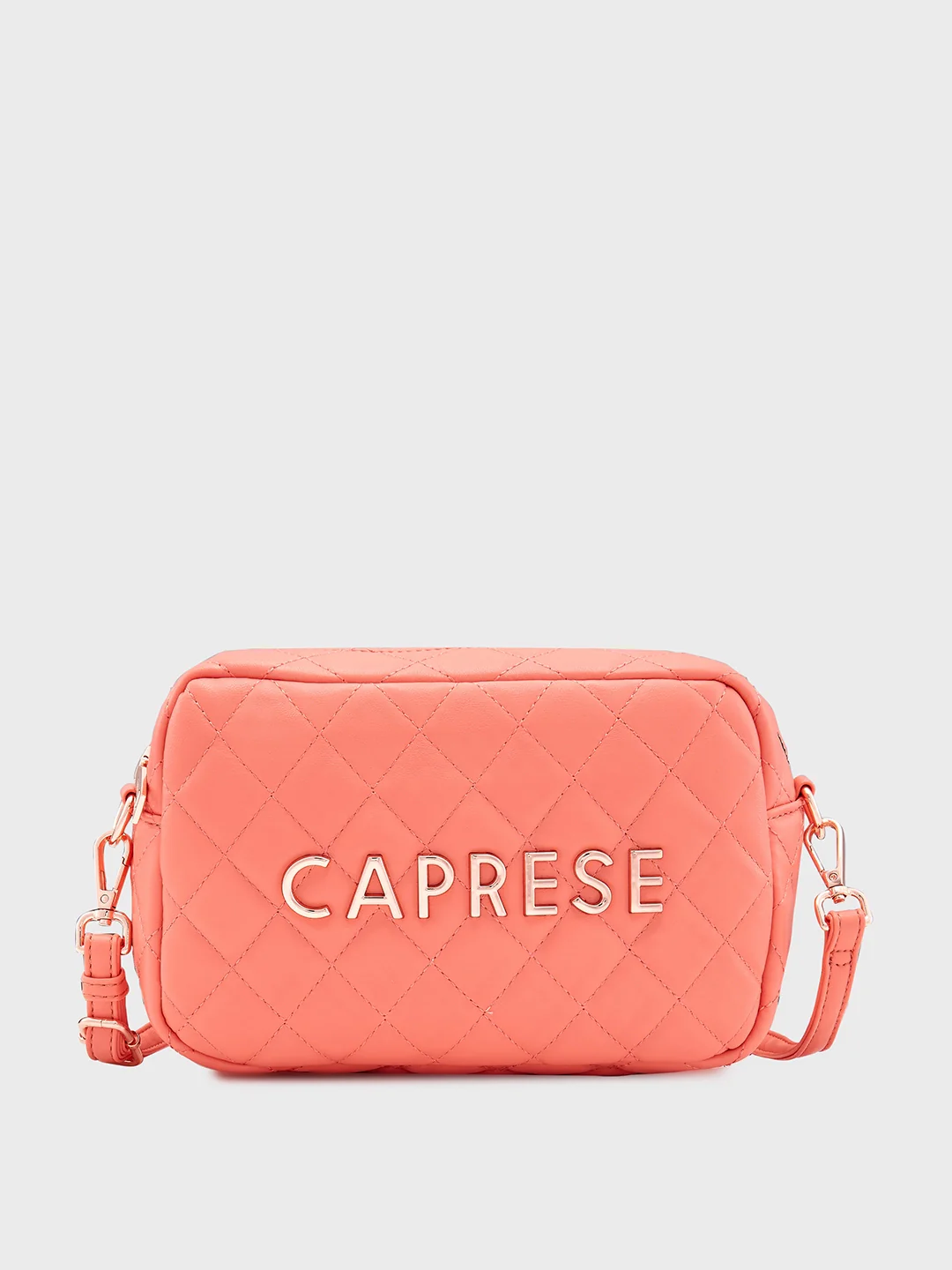 Caprese Ava Small Coral Sling Bag - Image 3