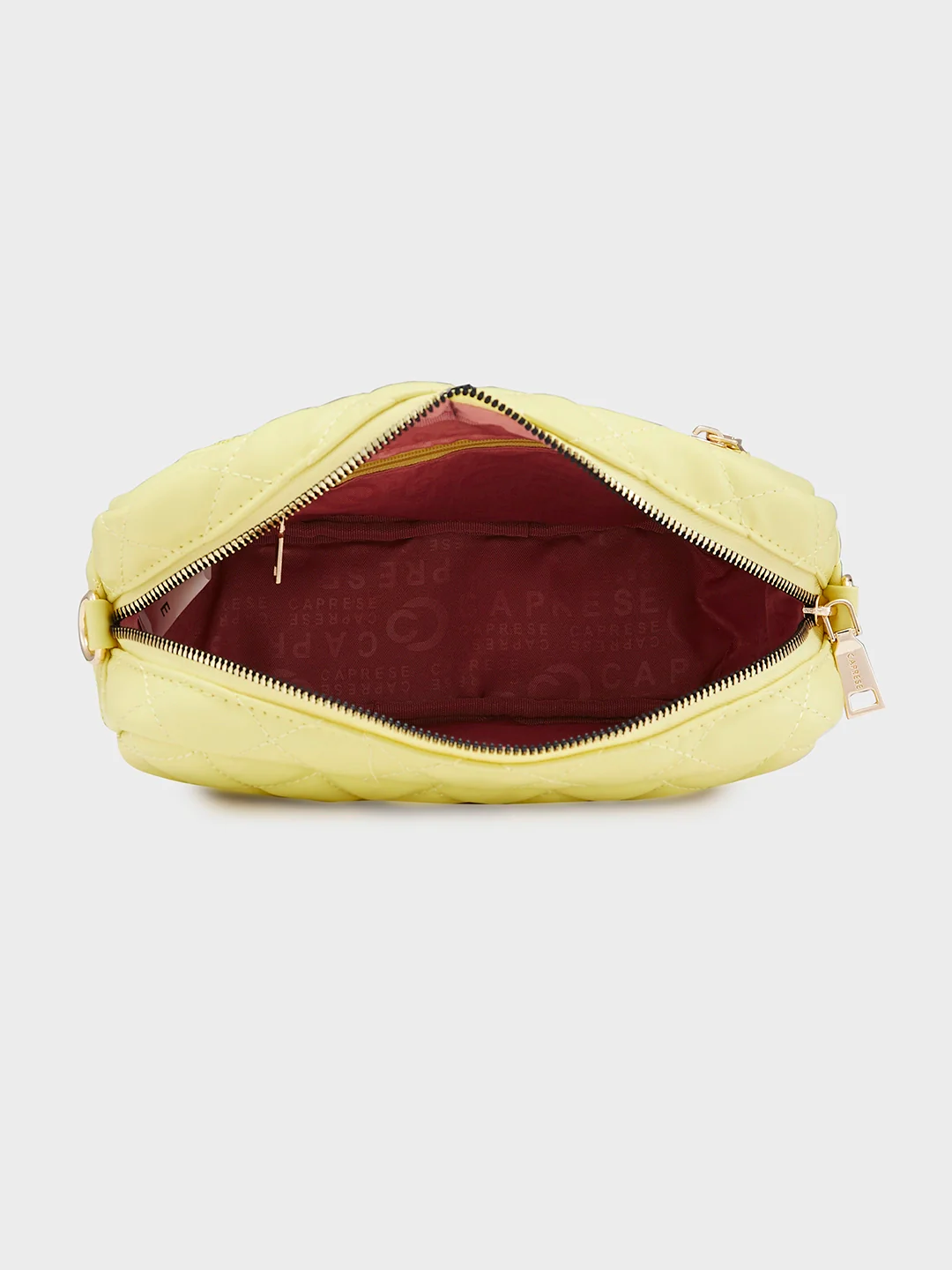 Caprese Ava Small Lemon Yellow Sling Bag - Image 10