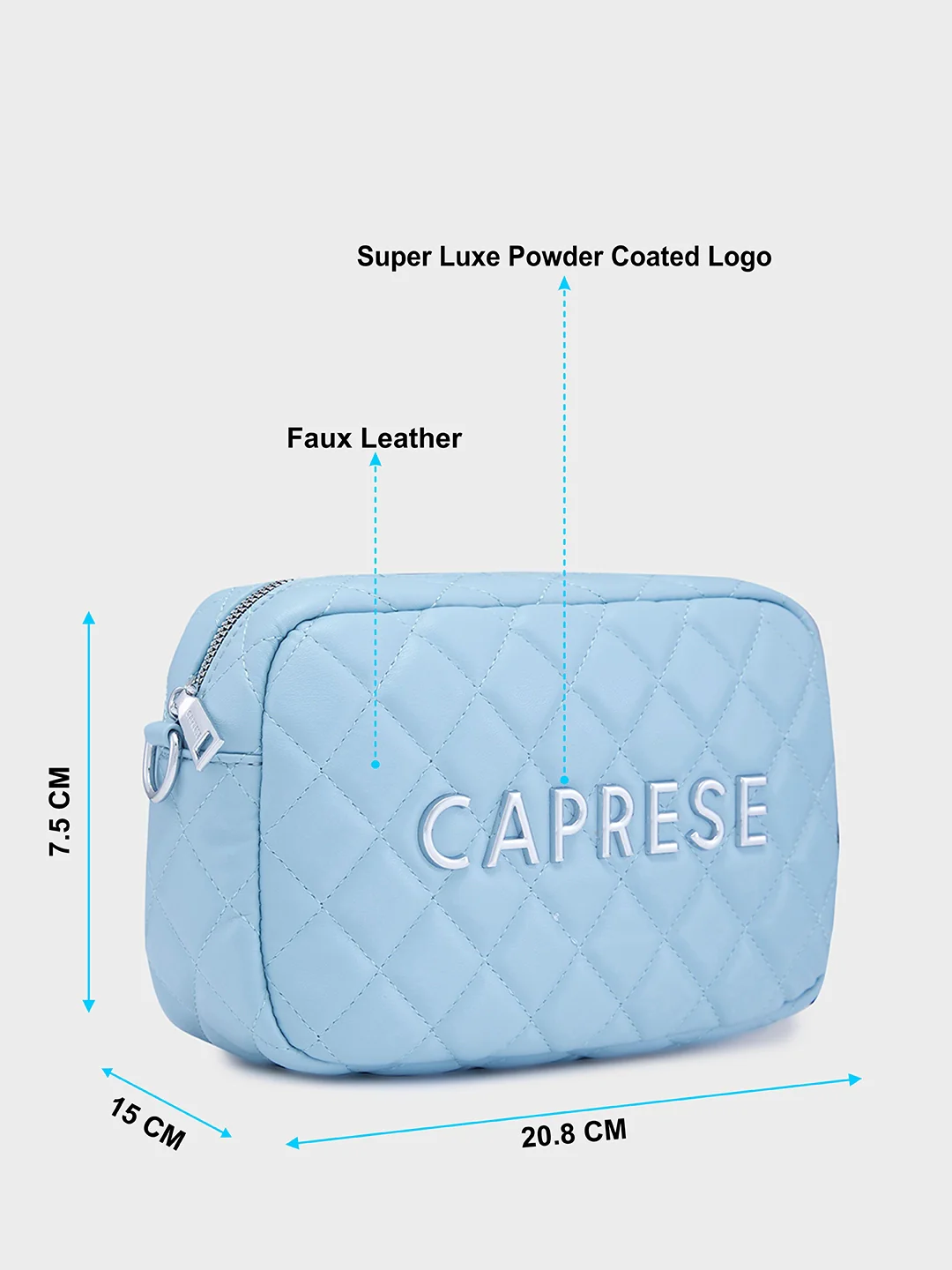 Caprese Ava Small Powder Sling Bag - Image 9