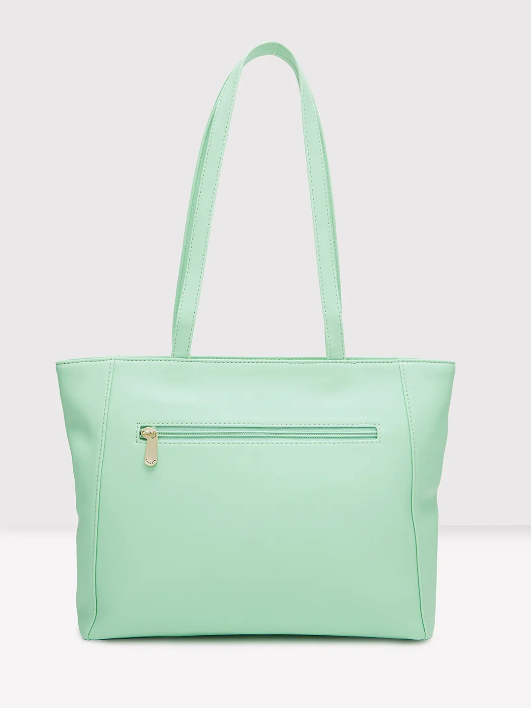 Caprese Avalon Small Green Ash Office Tote Bag - Image 4