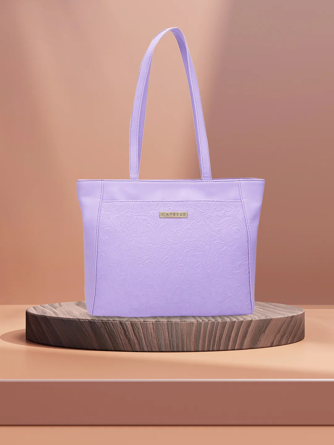 Caprese Avalon Small Lilac Tote Bag - Image 2