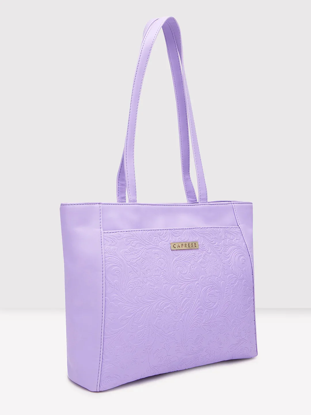 Caprese Avalon Small Lilac Tote Bag - Image 5