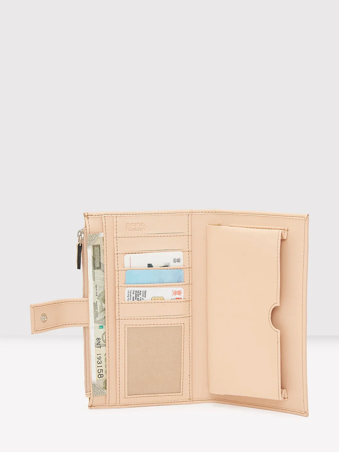 Caprese Avery Large Blush Bifold Wallet - Image 7