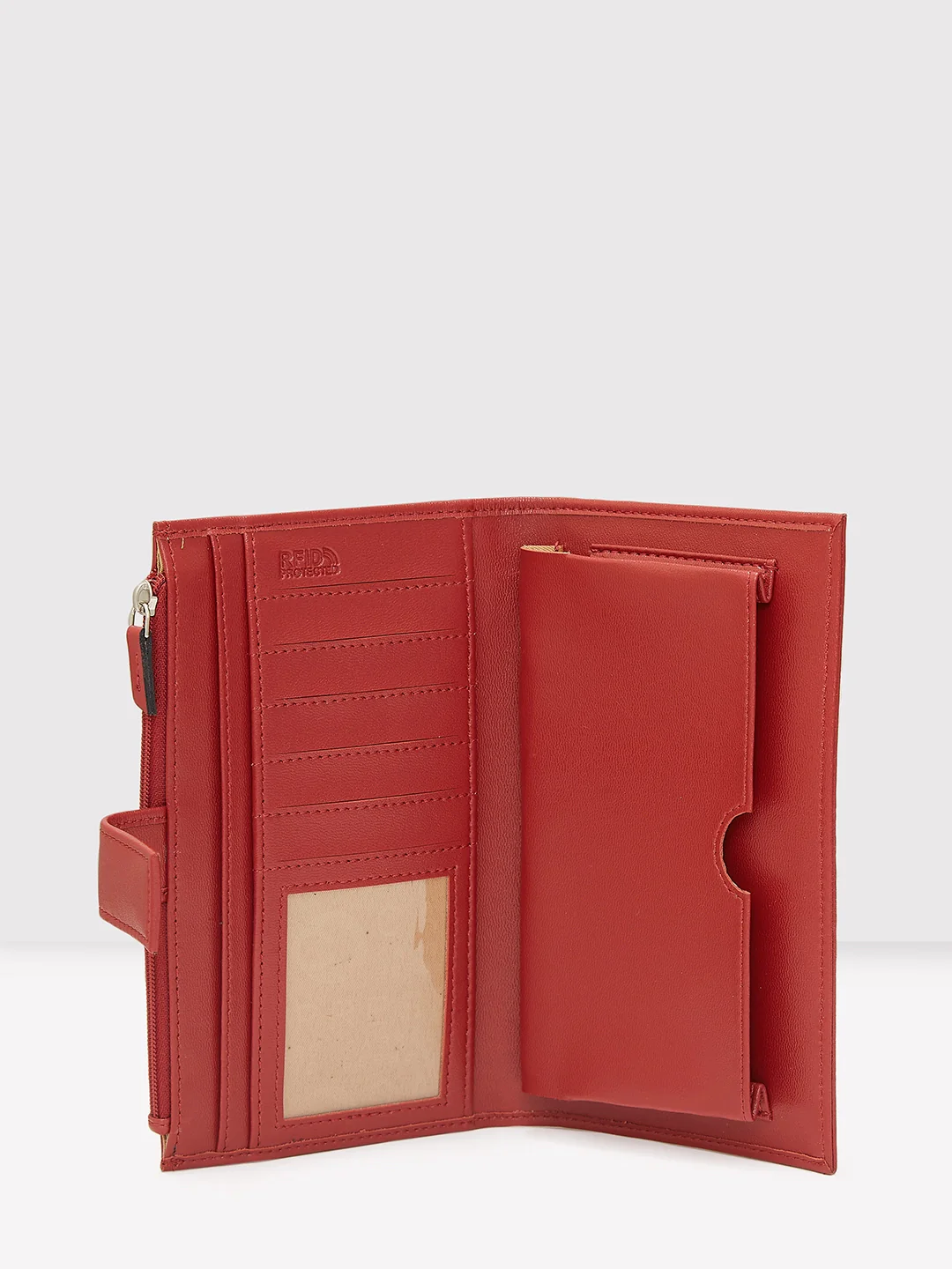 Caprese Avery Large Bordeaux Bifold Wallet - Image 6
